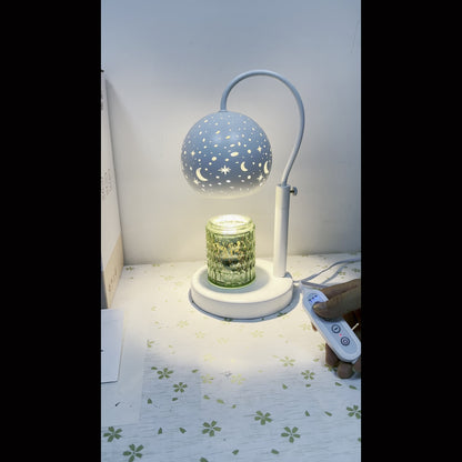 Starry Sky Candle Warmer - Electric Wax Melter with Aromatherapy Function